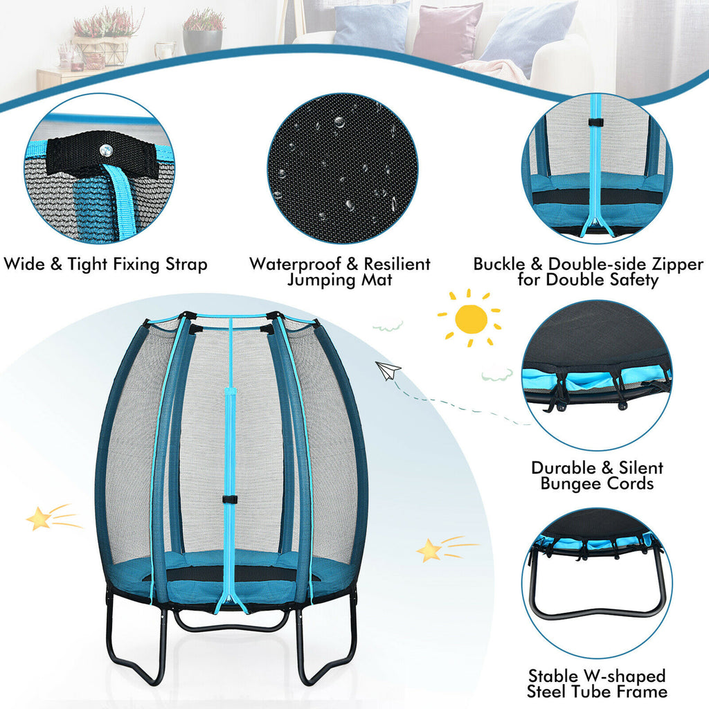 4ft Kids Trampoline with Enclosure Net N9918