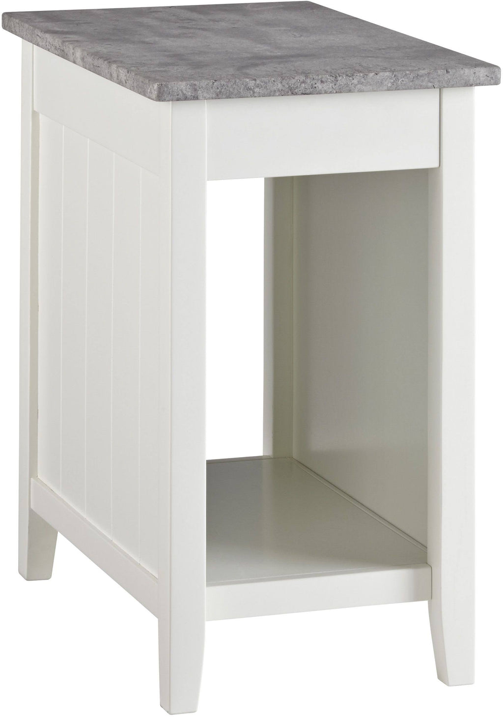 White Chair Side End Table U309543