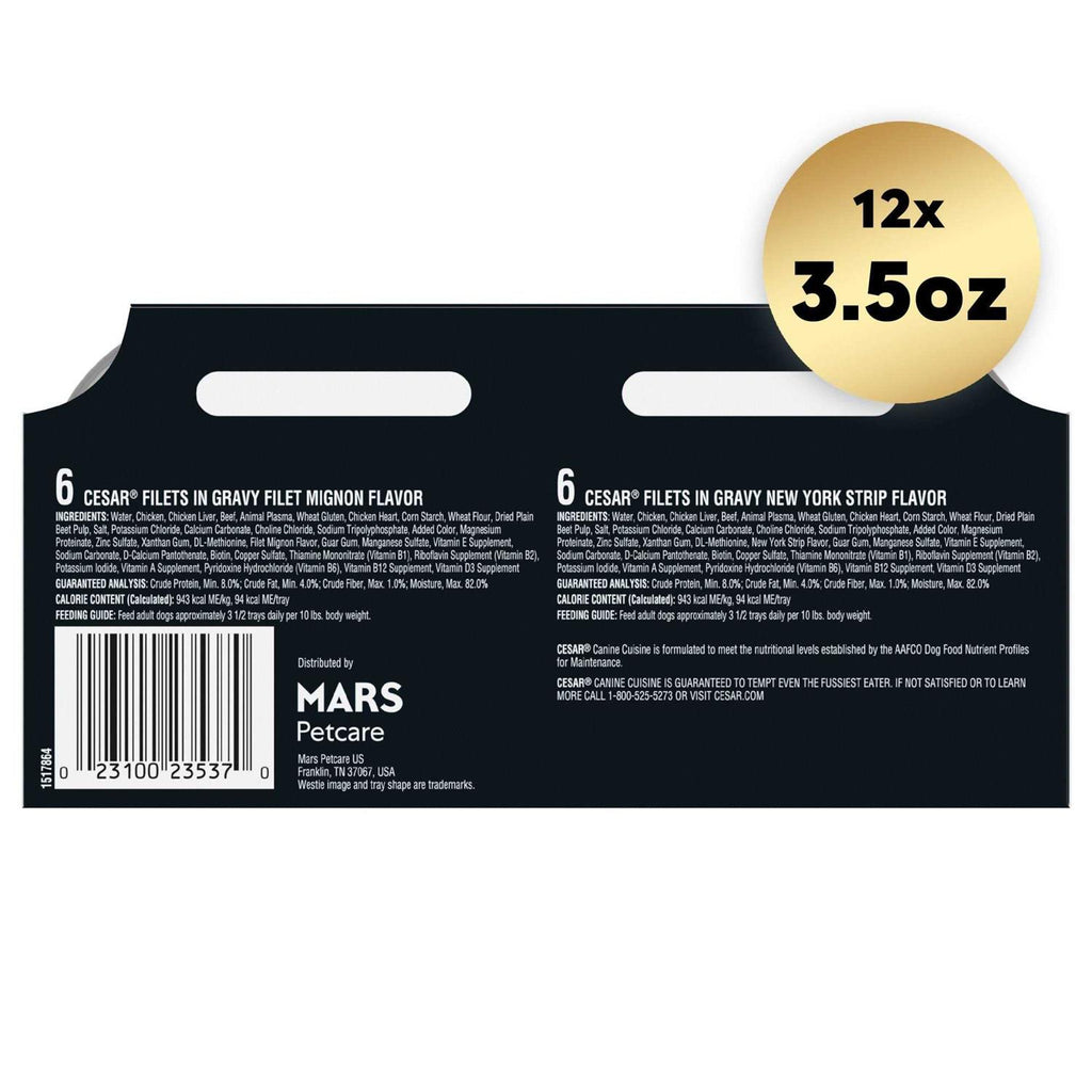 Filets in Gravy Wet Dog Food Variety Pack X205