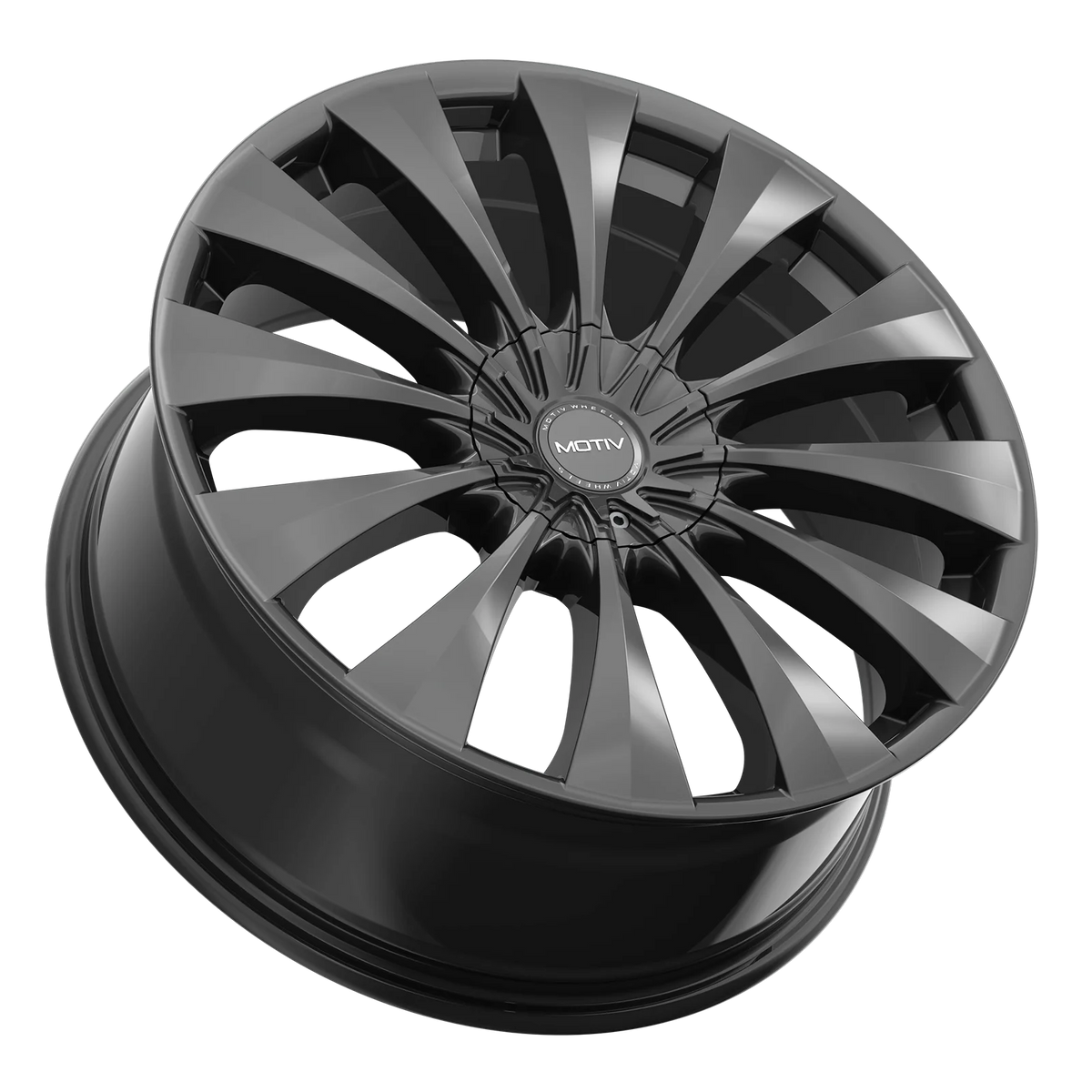 16X7.5 5X100 5X4.50 Gloss Black Cast Aluminum Q181849