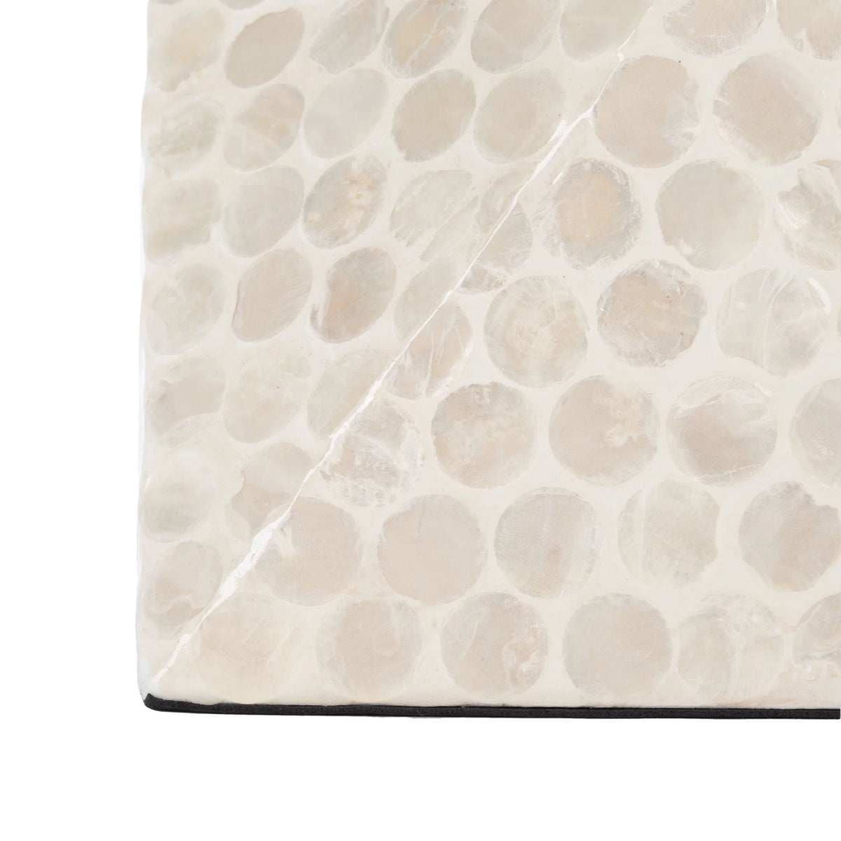 White Square Accent Table J9378