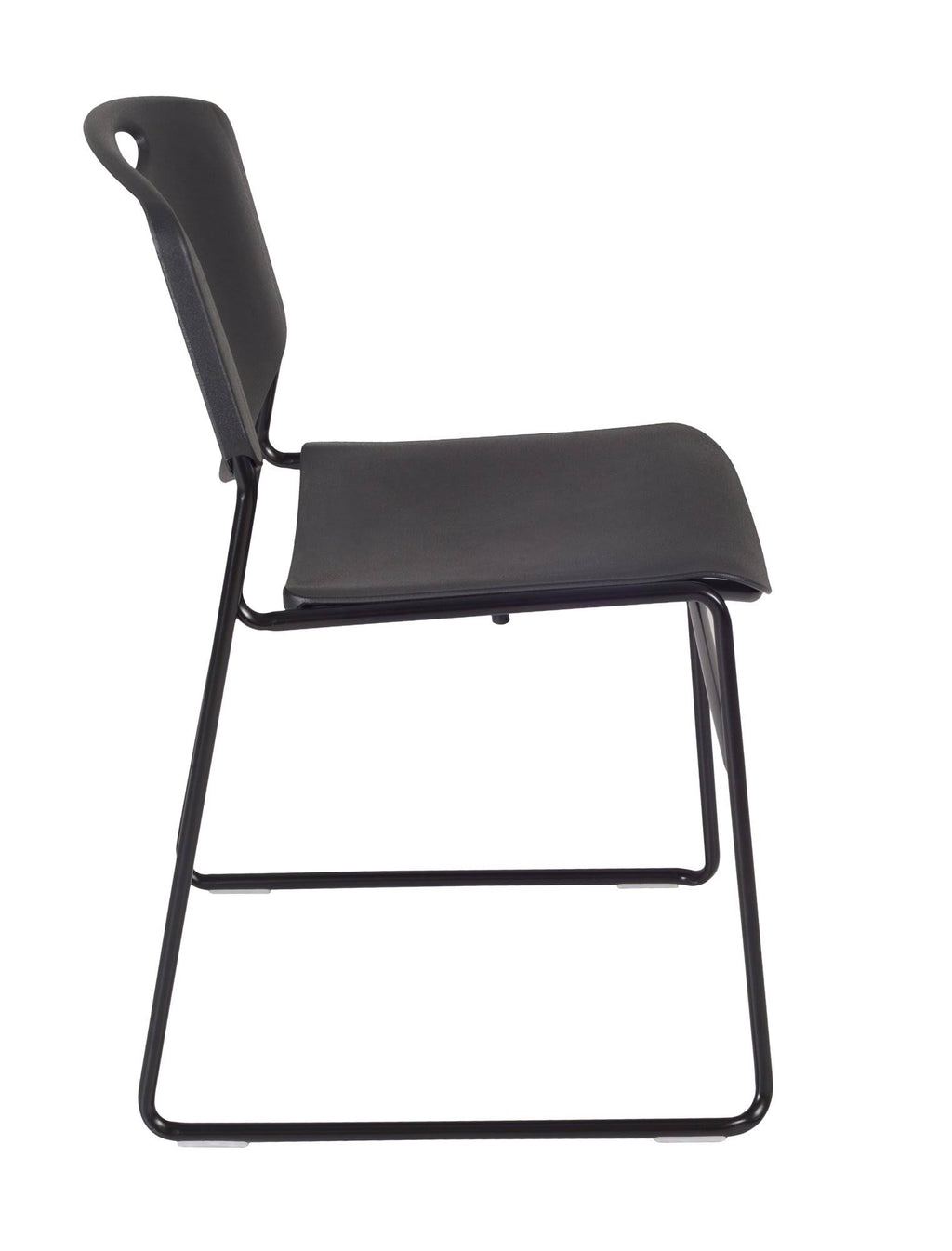 Mahogany Height Adjustable Mobile Classroom Table with 2 Stack Chairs L16131