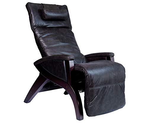 Grey Dual Power Zero Gravity Recliner Chair with Heat and Air Massage V12064