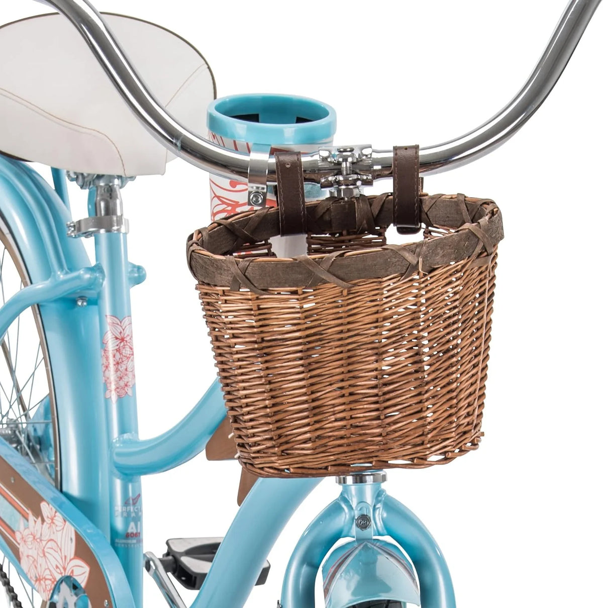 24" Sky Blue Women's Beach Cruiser Bike Y613436