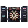 LED Electronic Dartboard Cabinet Set U73608