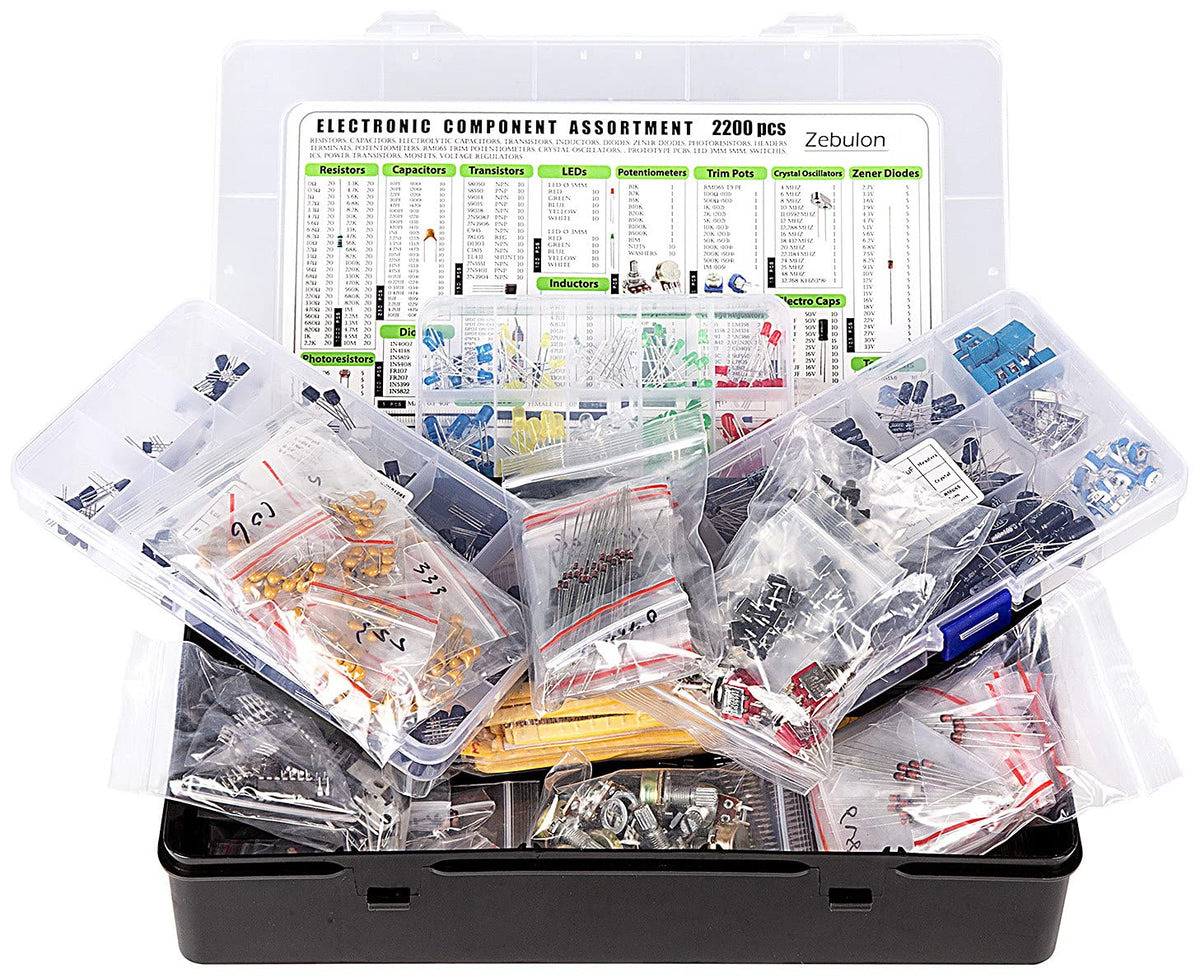 2200 Pc Electronic Component Kit Y523719