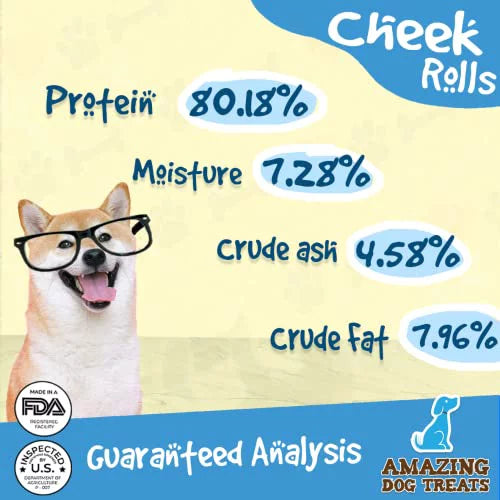 10" Beef Cheek Rolls 4 Count Dog Chew Y559868