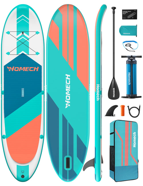 10.8 ft Inflatable Stand Up Paddle Board with Pump D231