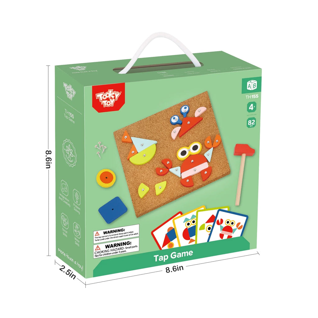 Wooden Hammering Pounding Toy with Mallet L89437
