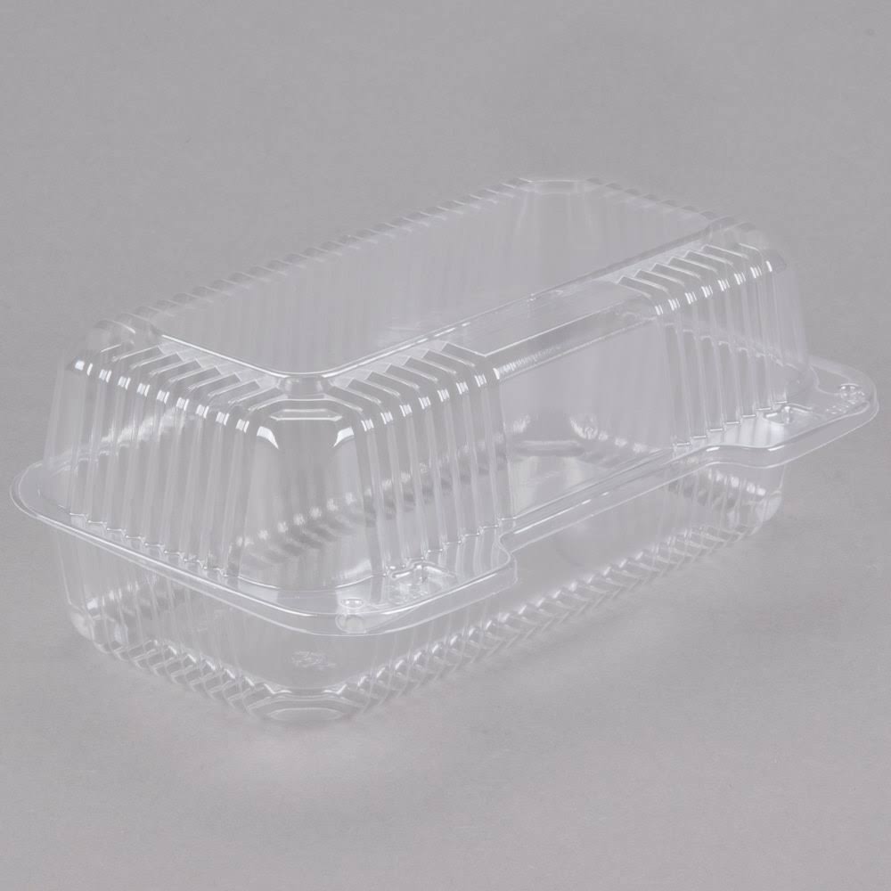 Clear Hinged Lid Containers, 250/Carton N30720