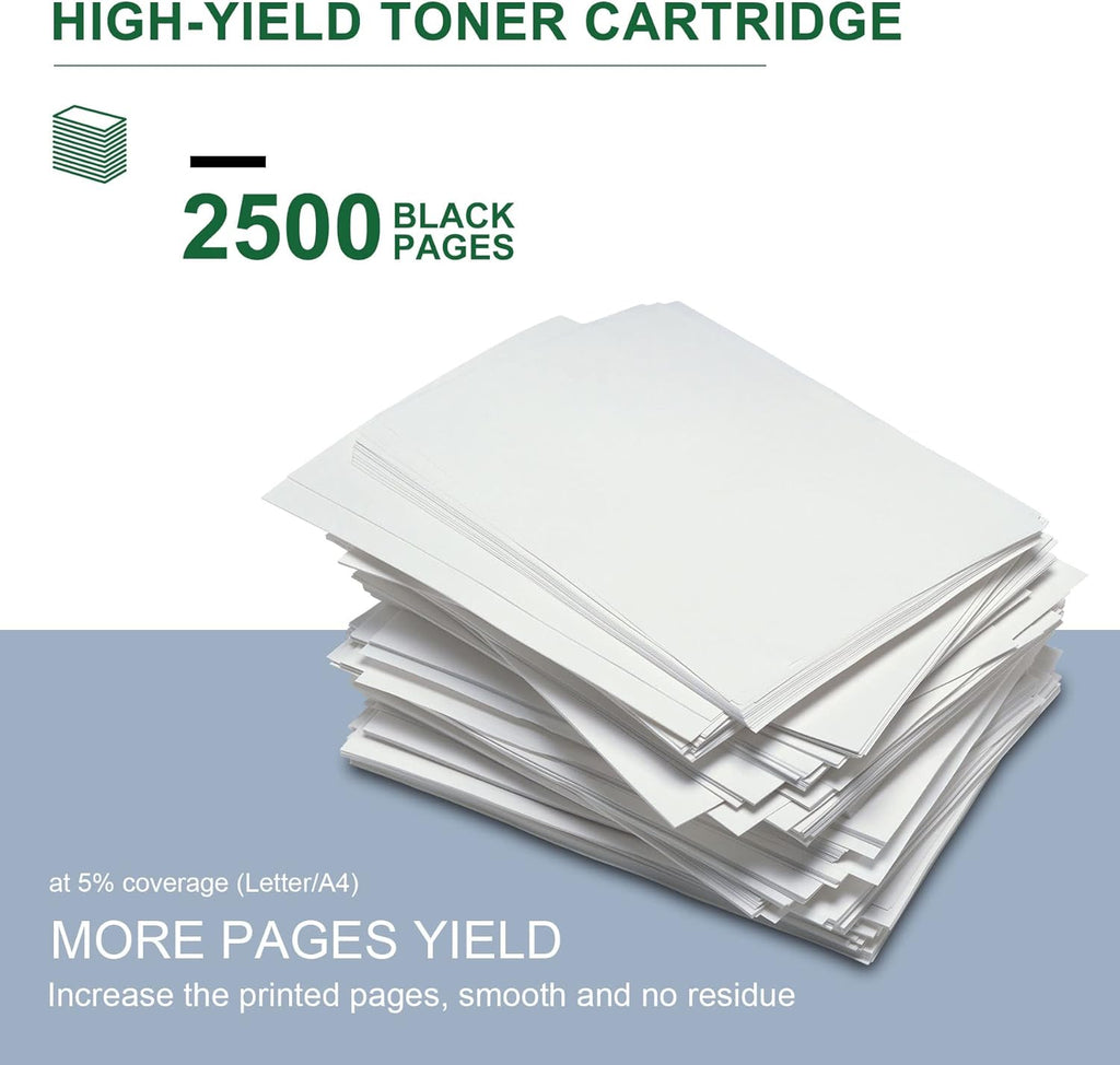 2 Black Toner Cartridge for HP Printer C629