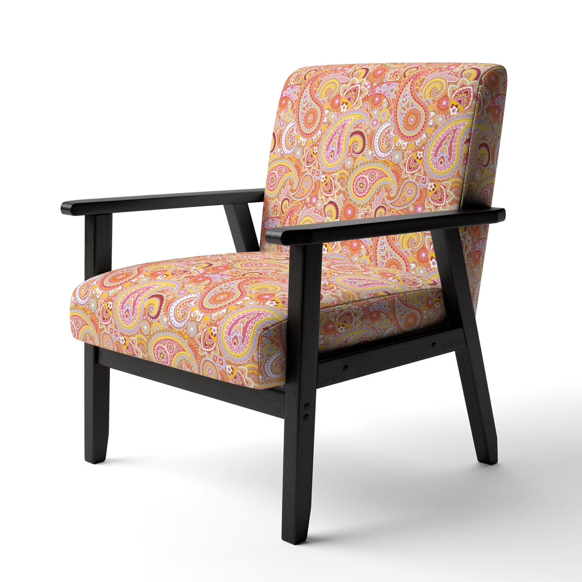 Upholstered Mid-Century Accent Chair H259539