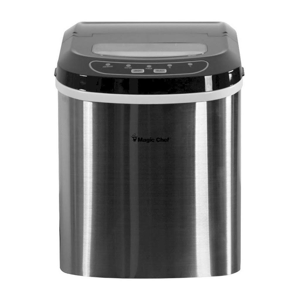 27 lb. Portable Countertop Ice Maker in Stainless Steel K932