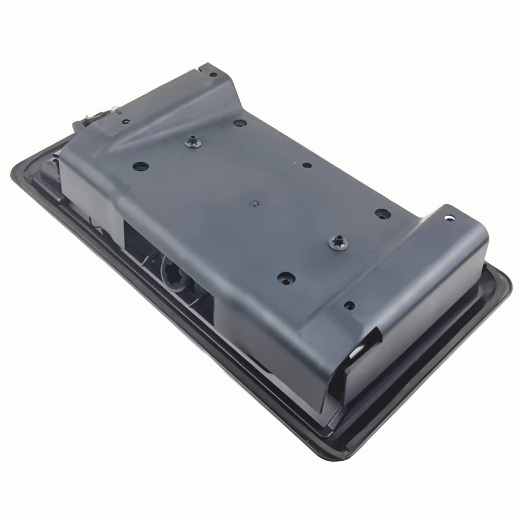 Right Side Rear Exterior Cargo Door Handle & License Plate Housing Frame Bracket for 08-21 Ford E150 E250 E350 E450, Pack of 2 W991