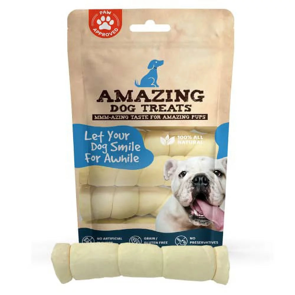 10" Beef Cheek Rolls 4 Count Dog Chew Y559868