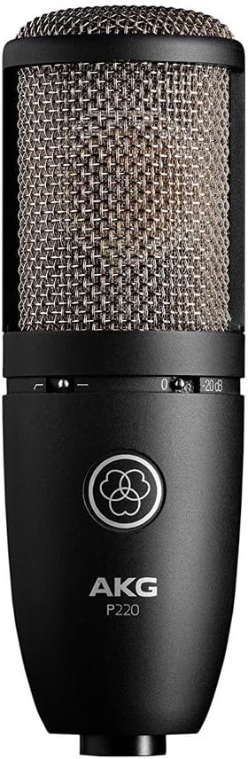 Condenser Microphone with Studio Stand, Pop Filter and XLR Cable M5689