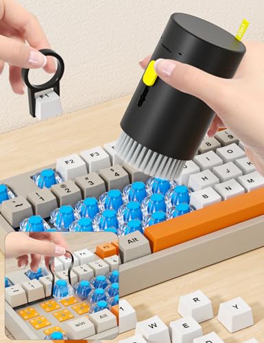 20 in 1 Keyboard Cleaner Kit with Retractable Big Brush and 2.5ml Mist Spray P256