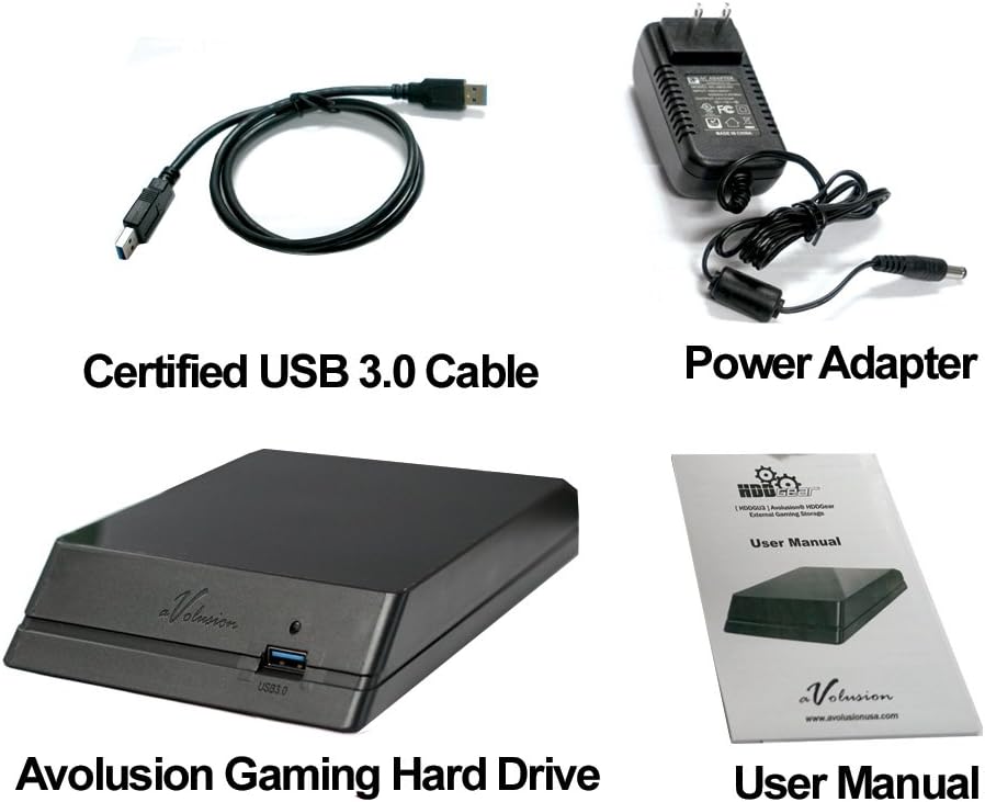 5TB 7200RPM USB 3.0 External Gaming Hard Drive R9582