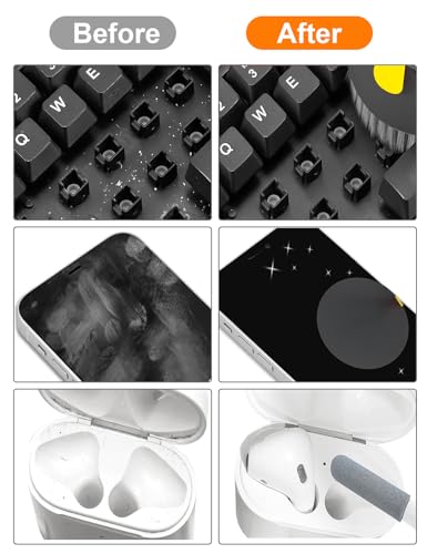 20 in 1 Keyboard Cleaner Kit with Retractable Big Brush and 2.5ml Mist Spray P256