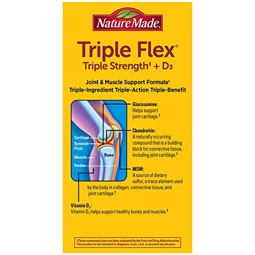 Triple Strength Caplets with Vitamin D3, 120 Count F3045