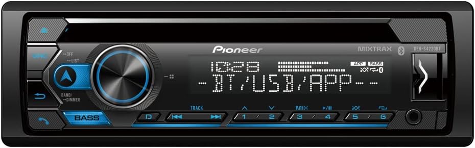 Single-Din Bluetooth CD Receiver with USB/AUX Inputs P560