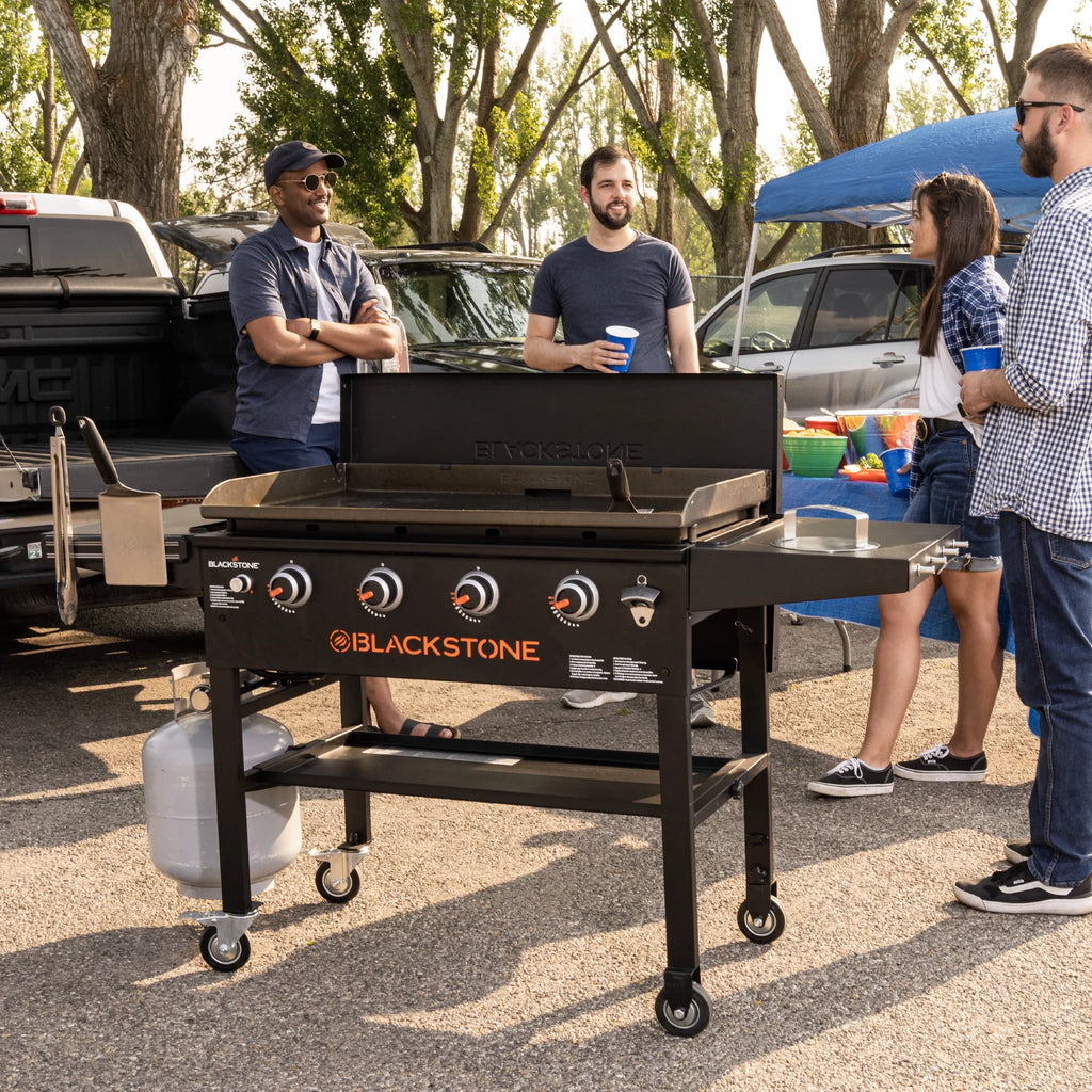 4-Burner Propane Griddle Cooking Station with Hard Cover X250210