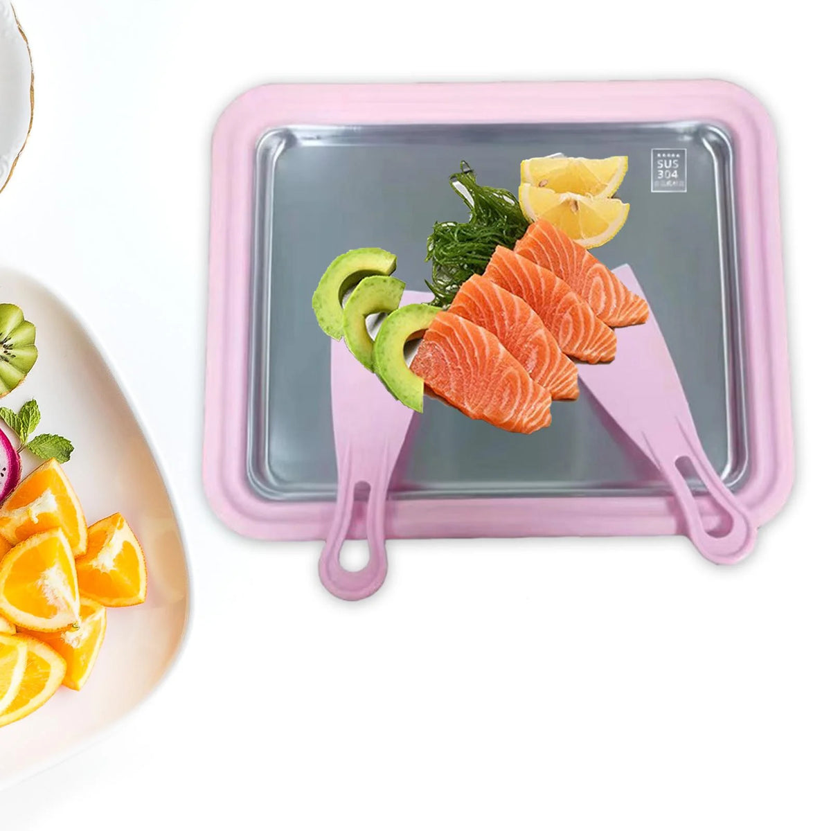 Ice Cream Rolled Maker with 2 Spatulas W12301