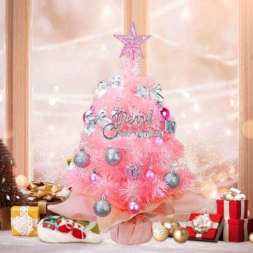 24 Inch Prelit Artificial Christmas Tree with 50 LED Lights J476