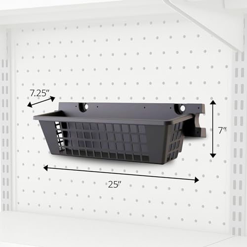 Heavy-Duty Resin Outdoor Shed with Double Doors and Windows, Dove Gray L5975