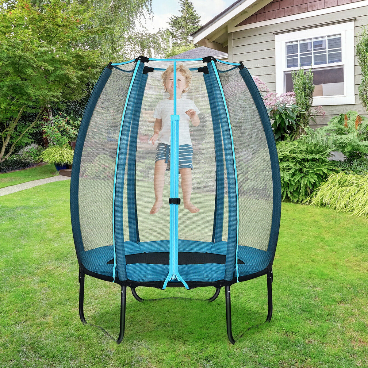 4ft Kids Trampoline with Enclosure Net N9918