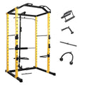 2.35" x 2.35" Power Cage Squat Rack with Attachments and Accessories T521