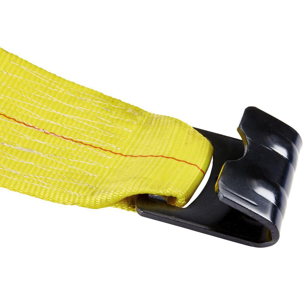 4 in. x 27 ft. Ratcheting Cargo Strap with Flat Hook F22255