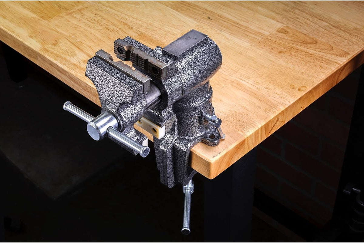 2-1/2 inch Mini Jaw Portable Clamp-on Table Bench Vise with Soft Jaw Covers F329