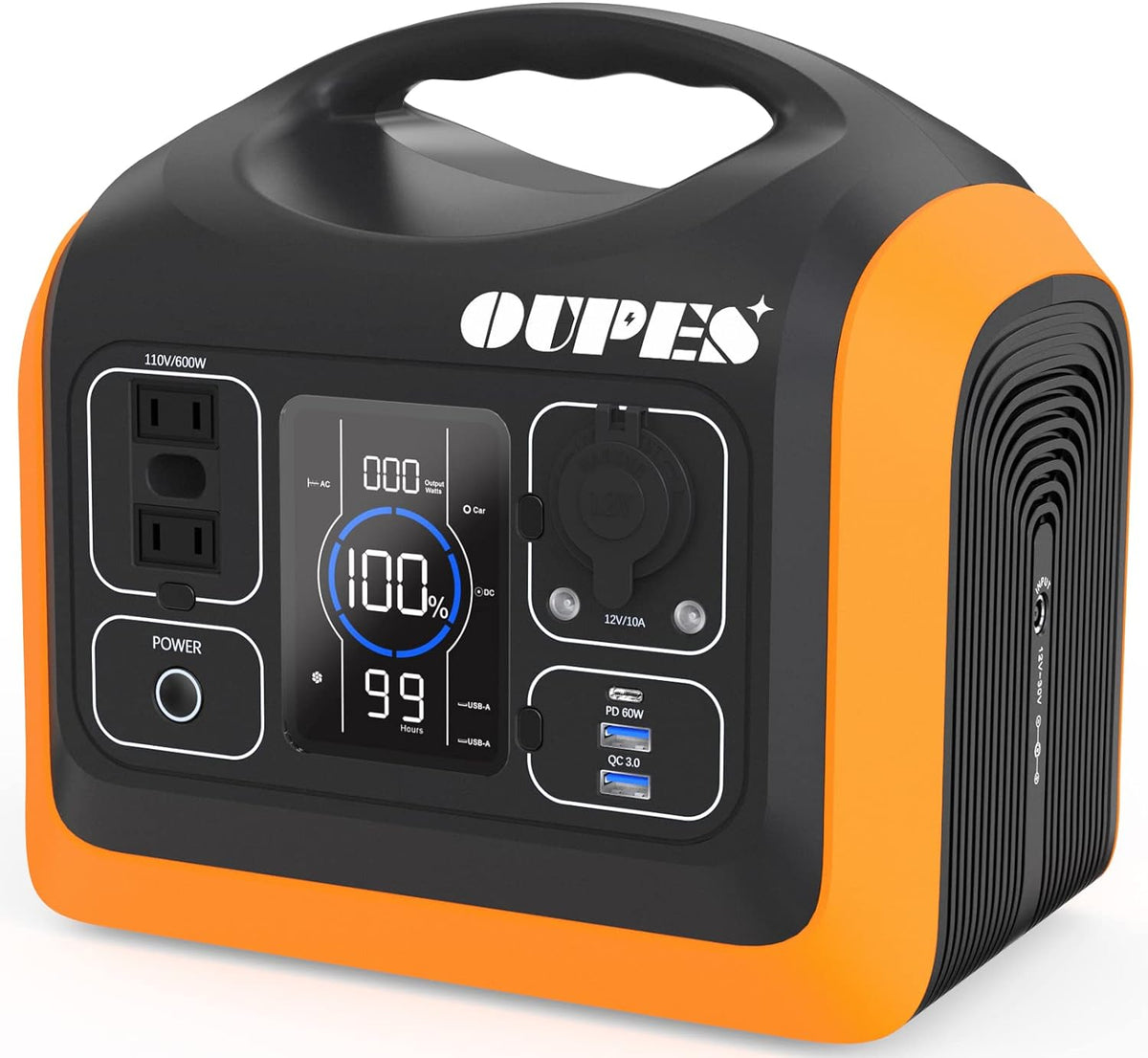 Solar Generator 1200W 992Wh LiFePO4 Battery Backup with 3 110V AC Outlet X922227