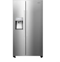 Stainless Steel Freestanding Side-by-Side Fridge Freezer with Water and Ice Dispenser D39495
