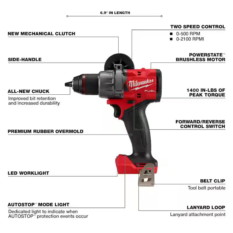 18V Lithium-Ion Brushless Cordless Combo Kit with Two 5.0 Ah Batteries (7-Tool) D181