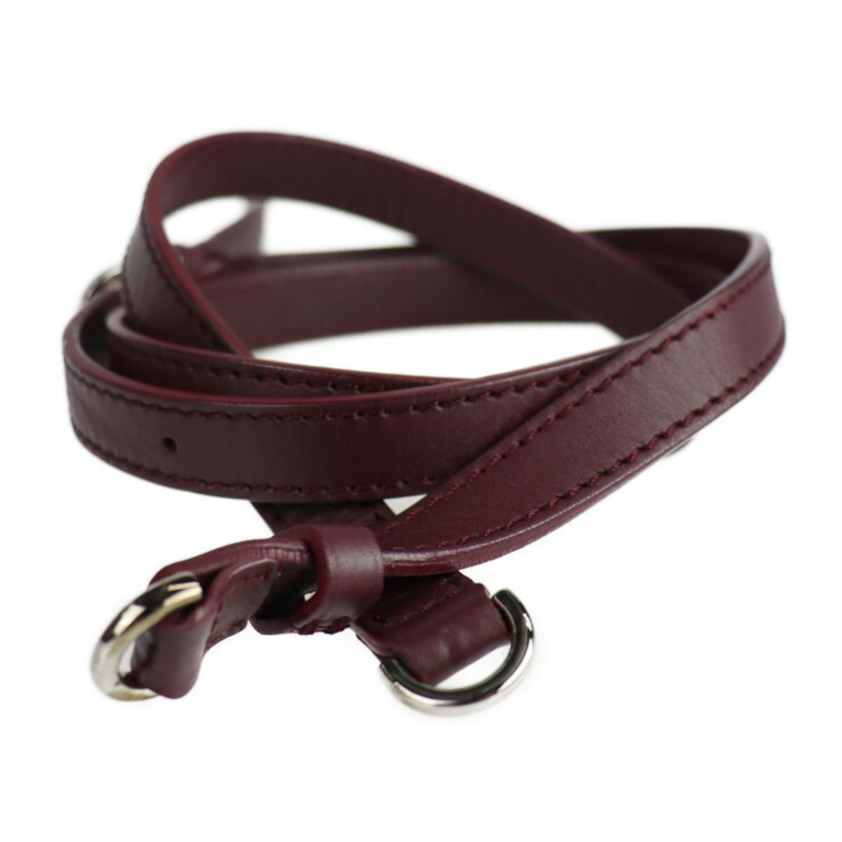 Bordeaux Calf Leather 2WAY Shoulder Bag Tote R869597