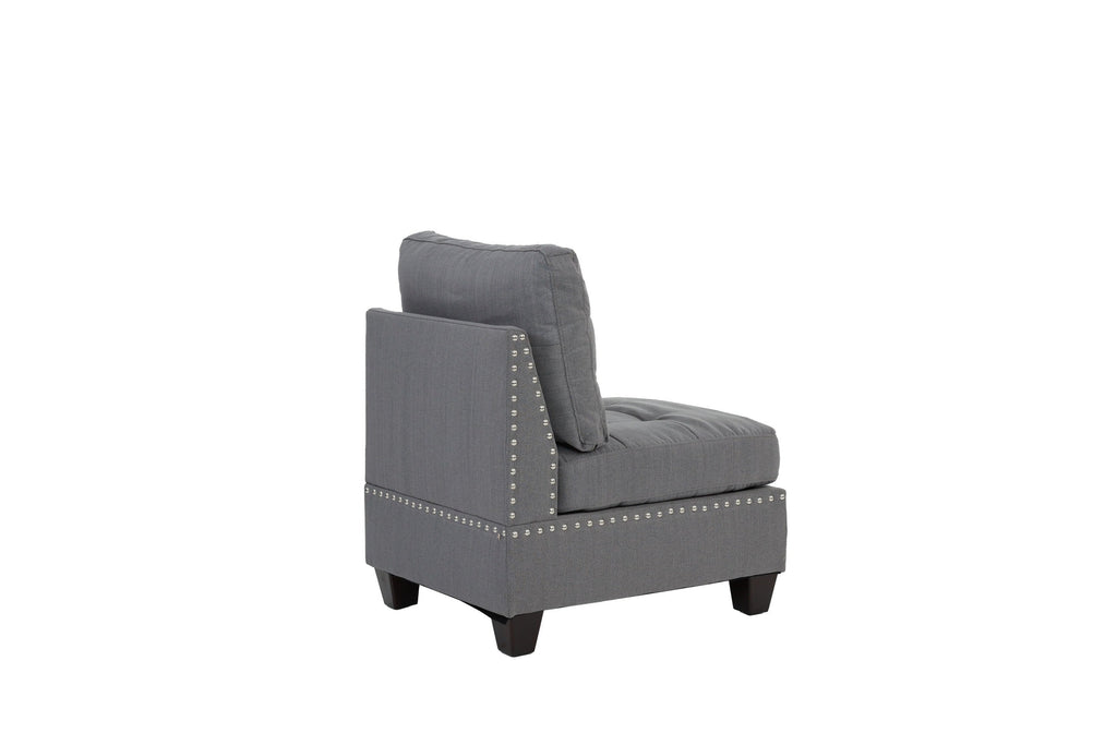5 Pcs Modular Sofa Set Gray X535535
