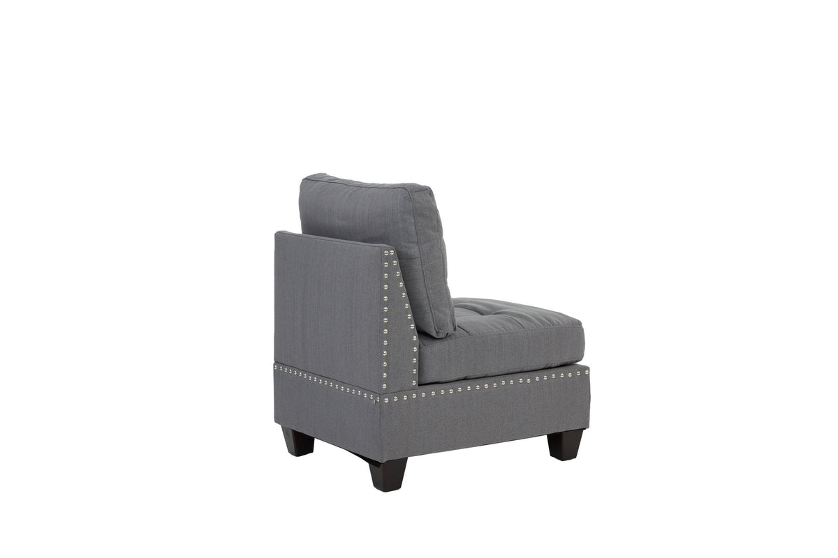 5 Pcs Modular Sofa Set Gray X535535