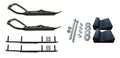 Black Snowmobile Skis with 6" Round Bars Complete Kit Z38292
