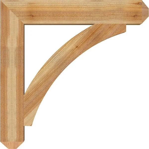 6x22W x 38x22D x 38x22H Western Red Cedar Bracket Y575