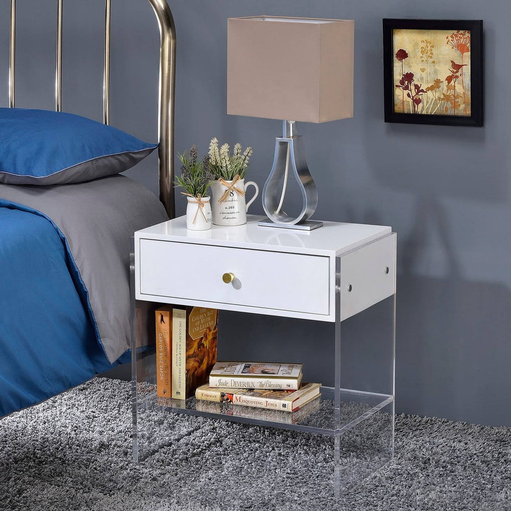 Dalas End Table with Drawer D960