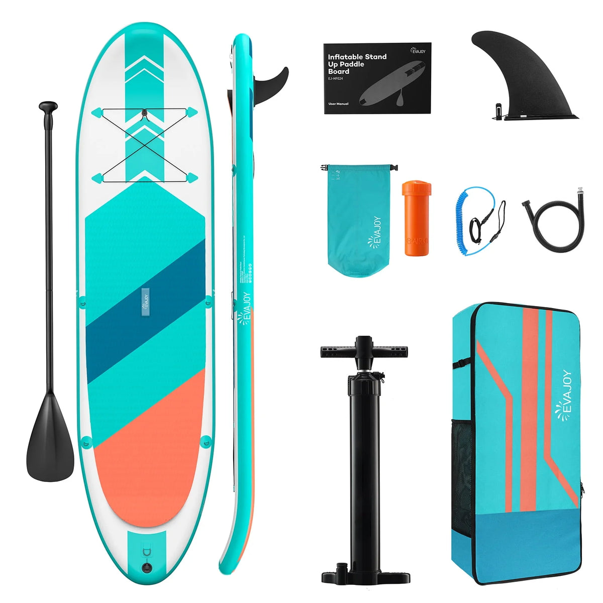 10.8 ft Inflatable Stand Up Paddle Board with Pump D231