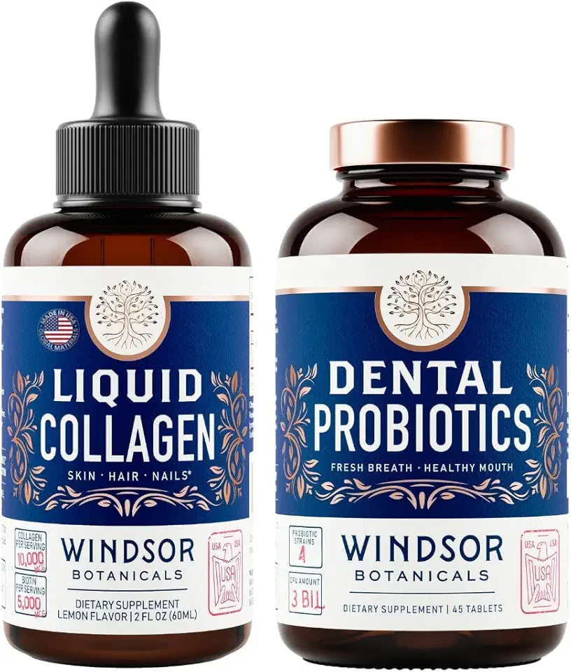 Concentrated Liquid Collagen Peptides and Dental Probiotics O110