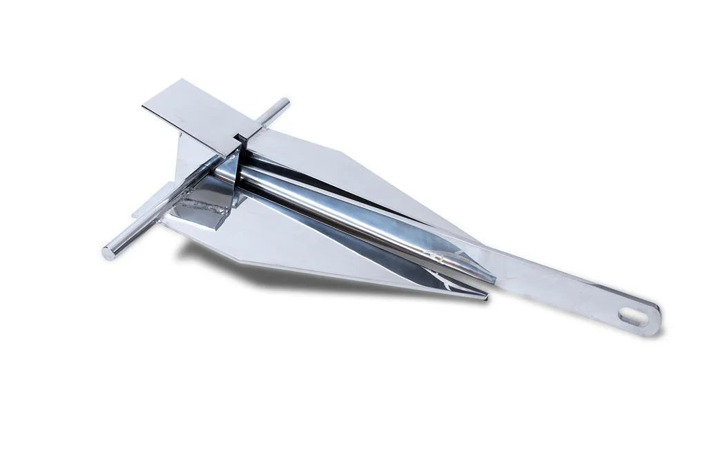 44 lb Stainless Steel Fluke Style Anchor W597083
