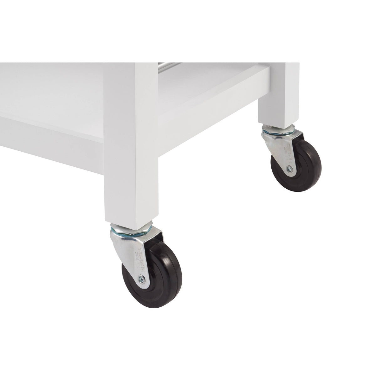 White Wood Kitchen Cart G39540