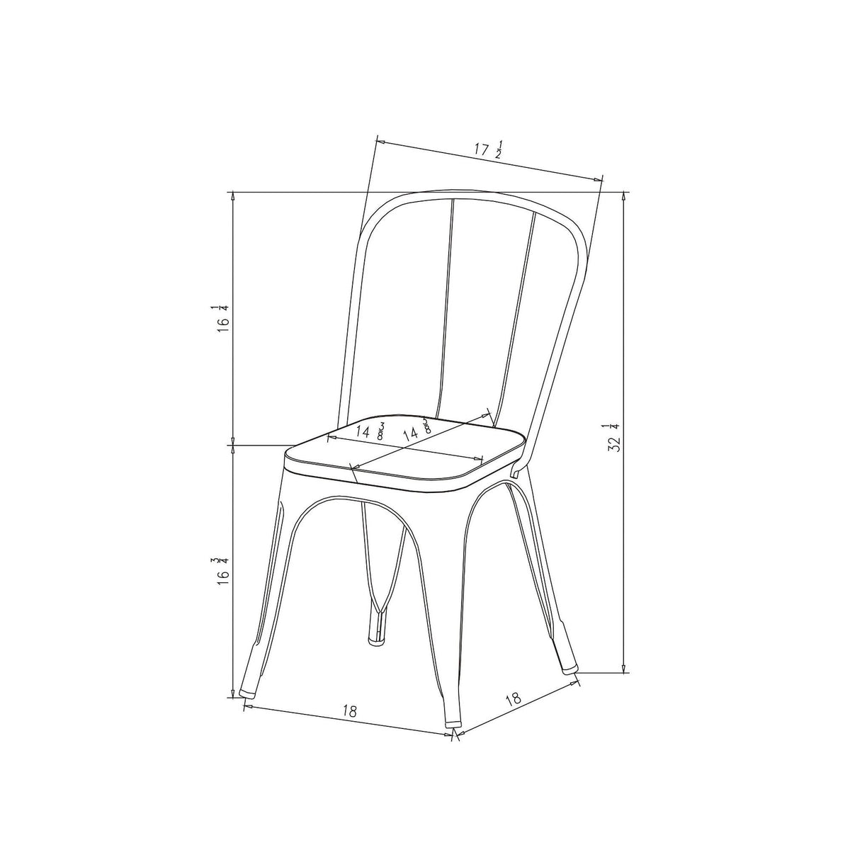 Black High Back Dining Chair Set of 2 E452083