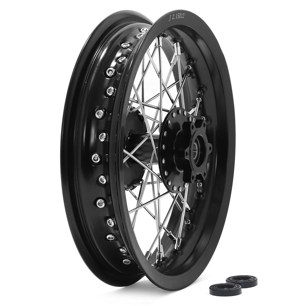 12"x2.15" Complete Wheels Rim Hubs for Electric Dirt Bike B4161