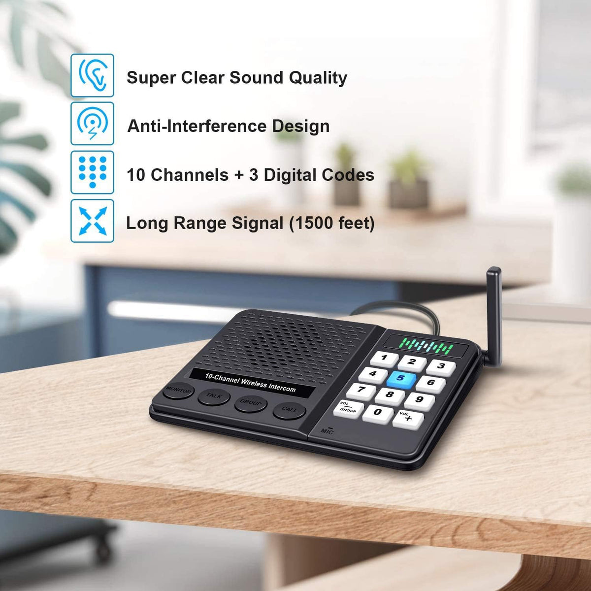 Wireless Intercom System 2 Pack I902
