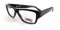 Brown Stripes Plastic Eyeglasses Q872